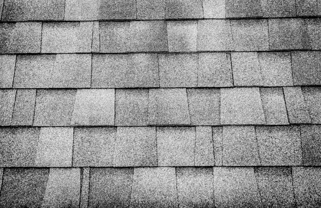 gray asphalt shingles