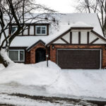 snow covered home in Columbus, OH
